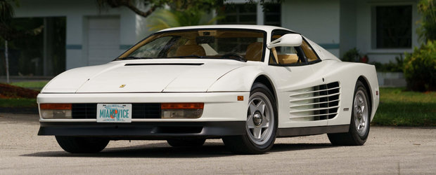 Cel mai celebru Ferrari Testarossa, din filmul Miami Vice, este de vanzare