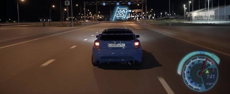 Cel mai cunoscut joc cu masini devine realitate in acest VIDEO. Need For Speed filmat pe strazile din Rusia