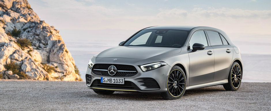 Cel mai ieftin Mercedes poate fi comandat si in Romania. De la cat porneste noua generatie A-Class