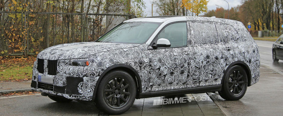Cel mai mare SUV BMW surprins in premiera in teste. X7 vine in 2018 cu design nou si trei randuri de scaune Cel mai mare SUV BMW surprins in premiera in teste. X7 vine in 2018 cu design nou si trei randuri de scaune