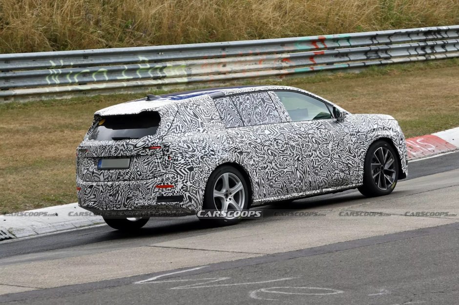 Cel mai mare SUV electric de la Skoda - Poze spion
