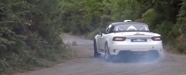 Cel mai nervos Fiat 124 a fost testat pentru prima data. Abarth-ul R-GT suna absolut incredibil!