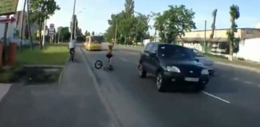 Cel mai norocos biciclist din univers? Cu siguranta! Cel mai norocos biciclist din univers? Cu siguranta!
