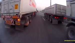 Cel mai norocos biker pacaleste moartea in ultimul moment