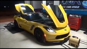 Cel mai puternic Corvette C7 obtine 743 cp la roti cu piese de fabrica