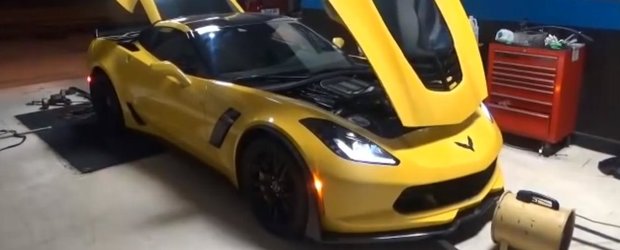 Cel mai puternic Corvette C7 obtine 743 cp la roti cu piese de fabrica