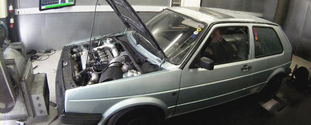 Cel mai puternic VW Golf din lume urca pe dyno. Rezultatul? Peste 1.000 CP!