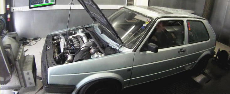 Cel mai puternic VW Golf din lume urca pe dyno. Rezultatul? Peste 1.000 CP! Cel mai puternic VW Golf din lume urca pe dyno. Rezultatul? Peste 1.000 CP!