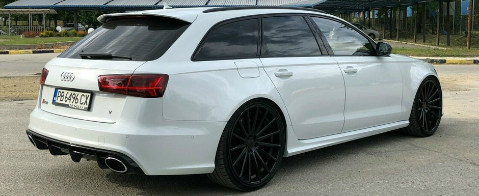 Cel mai rapid Audi RS6 din lume se afla in Bulgaria. Si tocmai a fost scos la vanzare