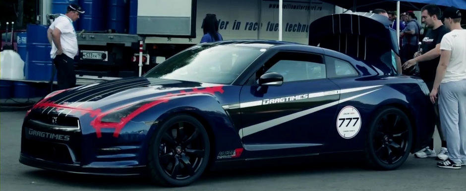 Cel mai rapid Nissan GT-R din lume: 382 kilometri pe ora intr-o singura mila!