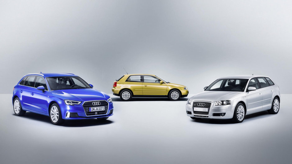 Cele 3 generatii ale Audi-ului A3