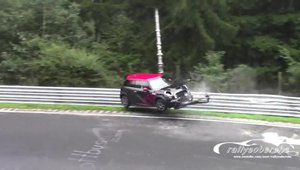 Cele mai spectaculoase accidente filmate la Nurburgring