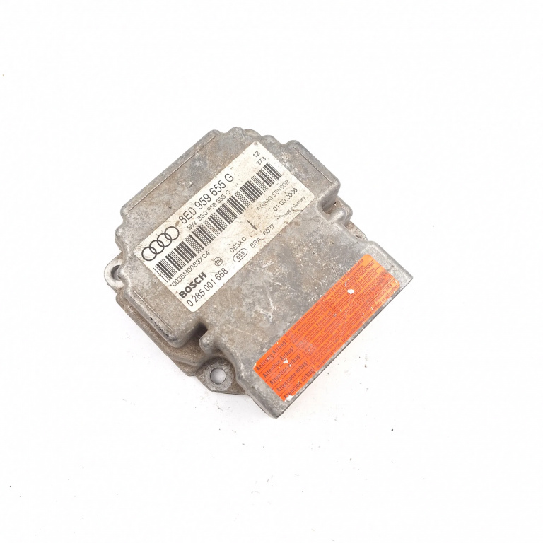 Centralina Airbag Audi A4 B7 (8E) 2004 - 2008 8E0959655G, 0285001668, 0036M00B3XC4