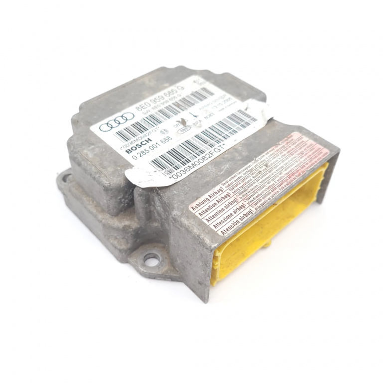 Centralina Airbag Audi A4 B7 (8E) 2004-2008 8E0959655G, 0285001668, 0036M0082Fgt, Bpa8083, 050708 Bosch