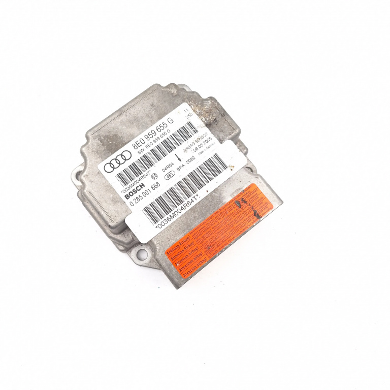 Centralina Airbag Audi A4 B7 (8E) 2004 - 2008 8E0959655G, 0285001668, 0036M004R64T