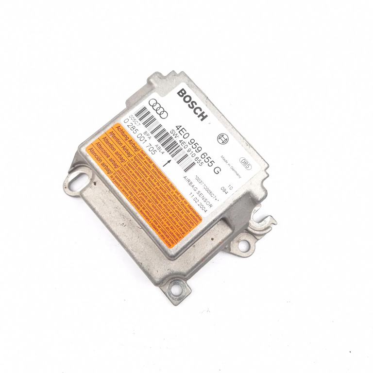 Centralina Airbag Audi A8 (4E) 2002 - 2009 4E0959655G, 4E0910655, 0285001705, 003770005C7, KBJL001364