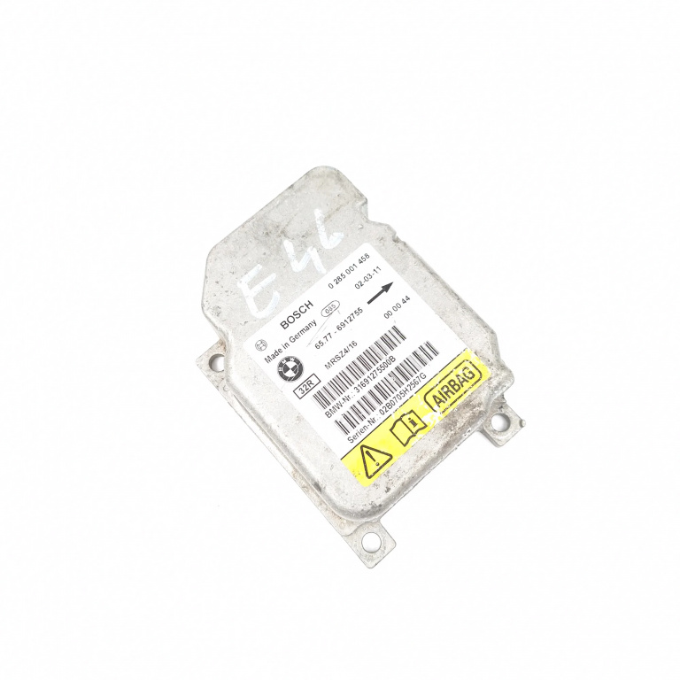 Centralina Airbag BMW 3 (E46) 1998 - 2007 0285001458, 65776912755, 31691275500B, KBCQ683051, 6912755, 02B0705H2567G, MRSZ416