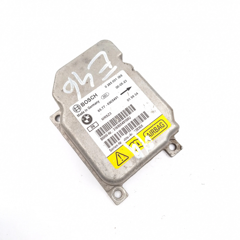 Centralina Airbag BMW 3 (E46) 1998 - 2007 6905491, 0285001368, 65776905491, 31690549100U, 019934, KBA8450387