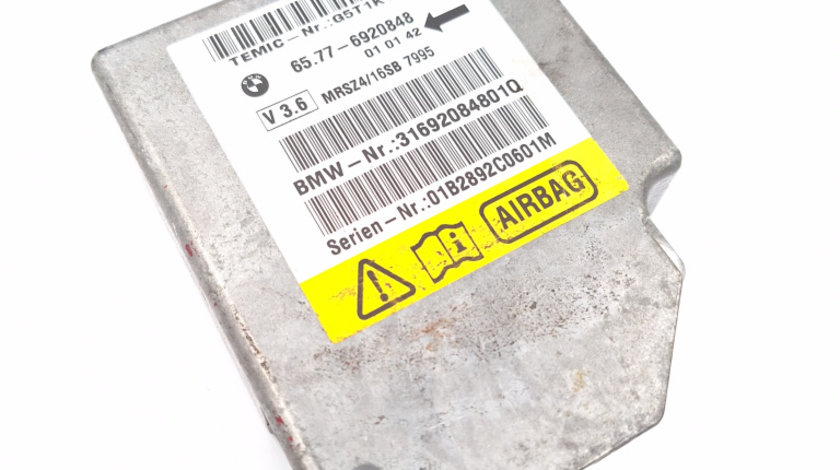 Centralina Airbag BMW 5 (E39) 1995 - 2004 6920848, 65776920848, 65 77 6920848, 6 920 848, G5T1K16AJR7, 31692084801Q, 01B2892C0601M