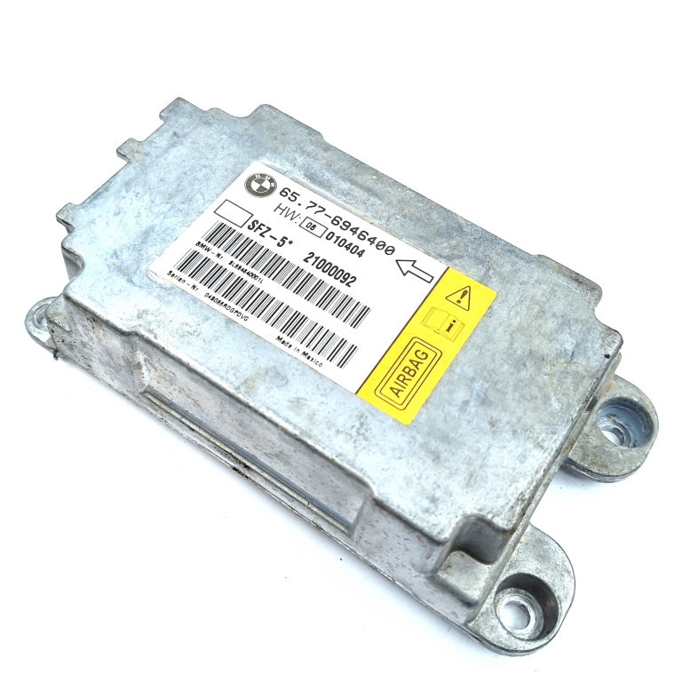 Centralina Airbag Bmw 5 (E60, E61) 2003-2010 530 D M57 D30 (306D2) Motorina 6946400, 65776946400, 65.77-6946400, 21000092, Sfz521000092, Sf-Z5 21000092, 08010404, Sl694640001L