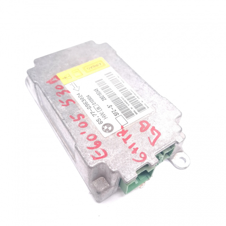 Centralina Airbag Bmw 5 (E60, E61) 2003-2010 6963024, 65776963024, 09010504, 28016048, Sl6963024010, 05B076Bknh6Ag
