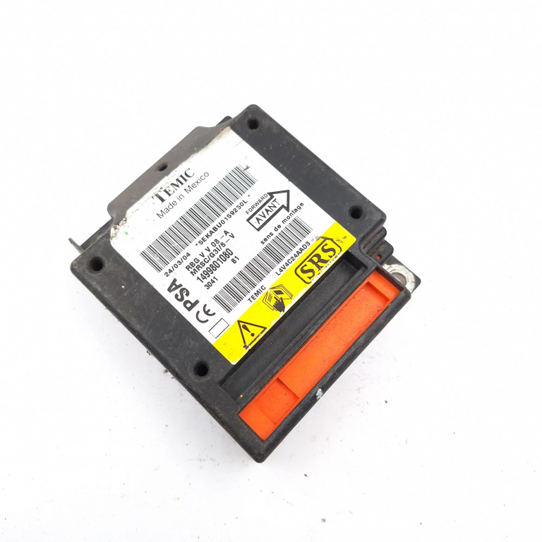 Centralina Airbag Citroen C4 1 (LC) 2004 - 2010 1499801080, 5EKABU0159250L, L4V4C24AAD3, RBGVV08A, MRSCG3I8V