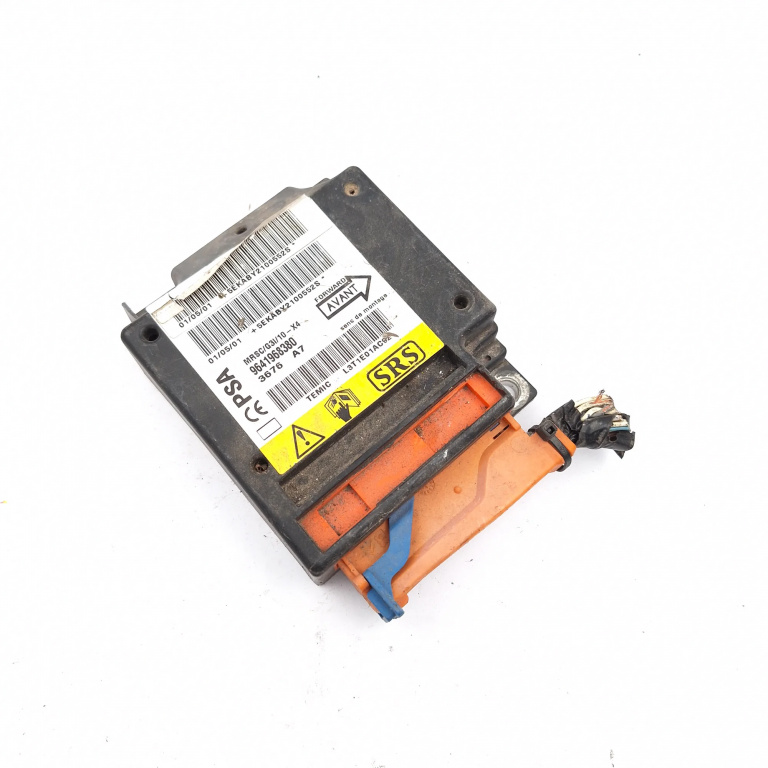 Centralina Airbag Citroen C5 (DC, DE, RC, RE) 2001 - 2008 9641968380, 5EKABY2100552S, MRSCG3I10X4, L3T1E0AC92