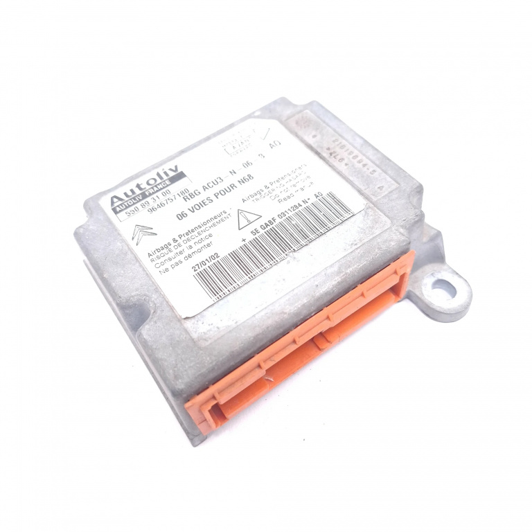 Centralina Airbag Citroen Xsara Picasso (N68) 1999-2012 9646757180, 550893100, 216196945, Rbgacu3N063, 5Egabf0311284N Autoliv