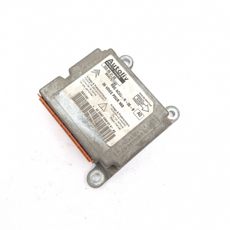 Centralina Airbag Citroen XSARA PICASSO (N68) 1999 - 2012 9646757180, 550893100, 216196946, RBGACU3N06B, 5EGABF0309131V, 216196958A