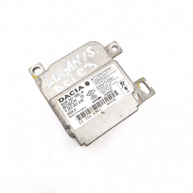 Centralina Airbag Dacia LOGAN (LS) 2004 - 2012 8200307188A, 0285001650, 053065981, KBI231386E