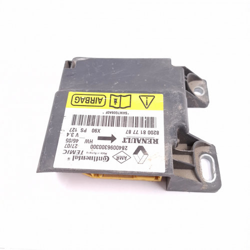 Centralina Airbag Dacia Logan (Ls) 2004-2012 8200817787, X90Ps127, Saw7G06A0F Continetal, Temic