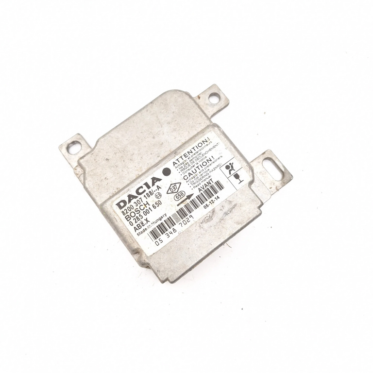 Centralina Airbag Dacia LOGAN (LS) 2004 - 2012 8200307188A, 0285001650, 053487029, KBI236860D