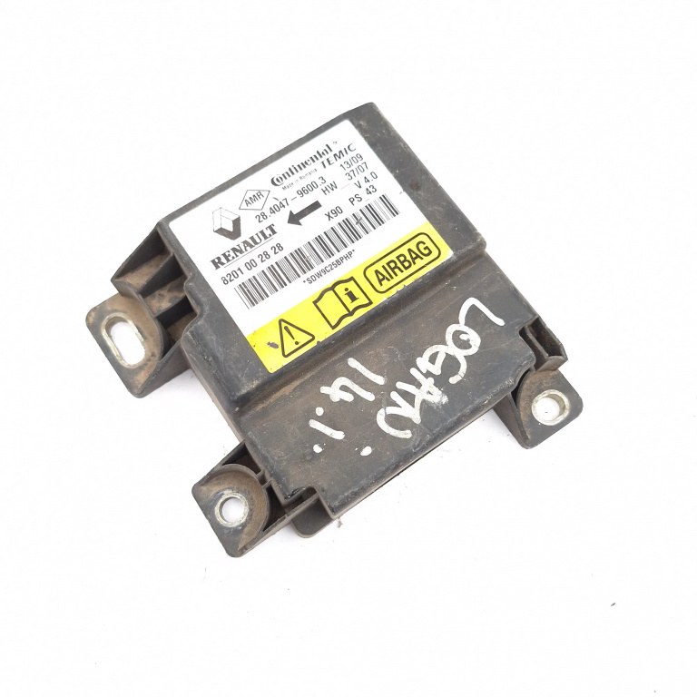 Centralina Airbag Dacia LOGAN (LS) 2004 - 2012 8201002828, 28404796003, X90PS43, SDW9C25BPHP