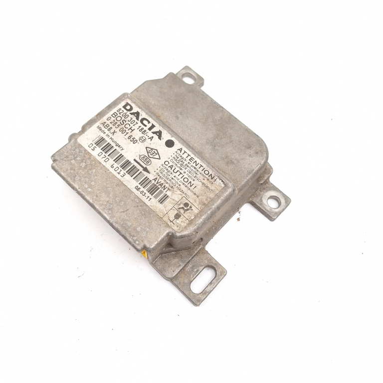 Centralina Airbag Dacia LOGAN (LS) 2004 - 2012 8200307188A, 0285001650, 050706013, KB1200941A