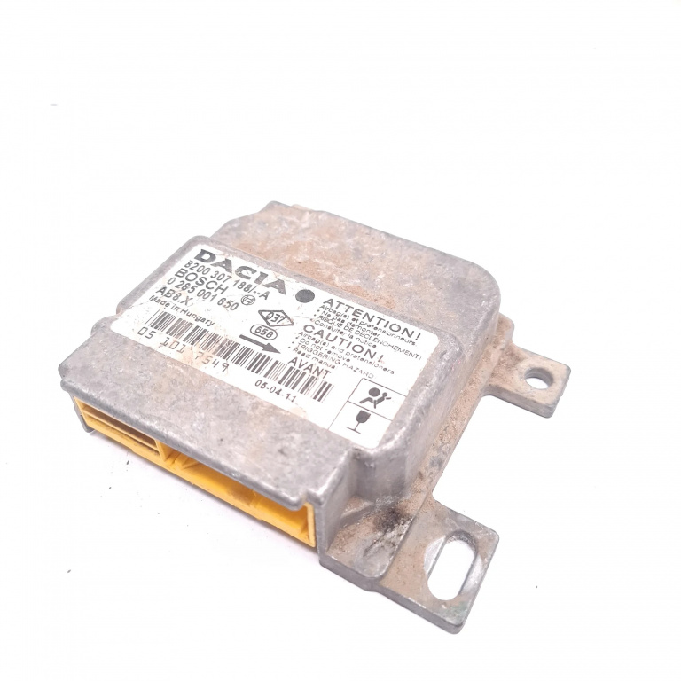 Centralina Airbag Dacia Logan (Ls) 2004-2012 8200307188A, 0285001650, Kbi2108490, 051017549, 8200307188A, 0285001650, Kbi2108490, 051017549 Bosch