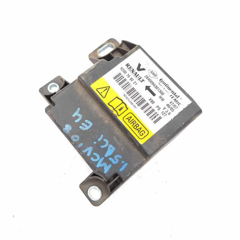 Centralina Airbag Dacia LOGAN MCV / LOGAN VAN 2007 - 2012 2840094301300, 8200769221, SCW7L24A10V
