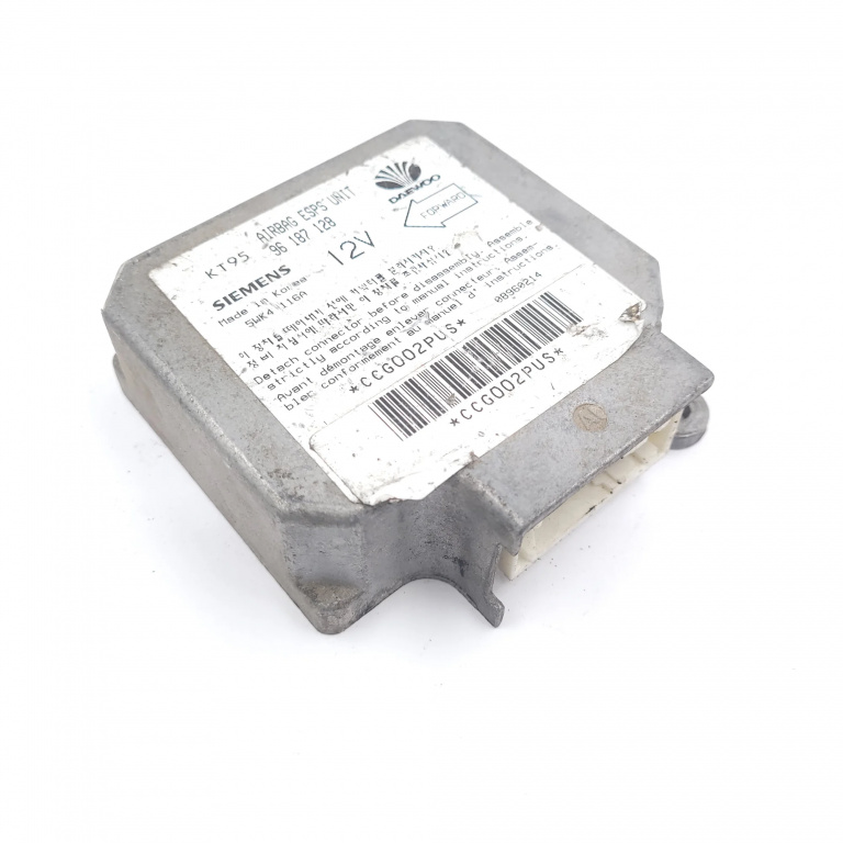 Centralina Airbag Daewoo Cielo 1994-1997 96187128, 5Wk4116A, 08960214, Ccg002Pus Siemens