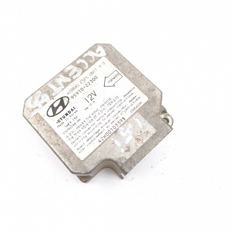 Centralina Airbag Hyundai ACCENT 2 (LC) 1999 - 2005 5WK4142, E529110000, 9591022300, 42H0010339S, 23958220