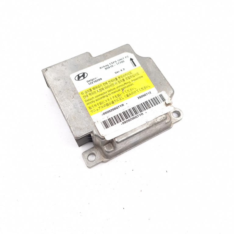 Centralina Airbag Hyundai MATRIX (FC) 2001 - 2010 12210209, 9591017700, 09D0200QTYR, 26050712