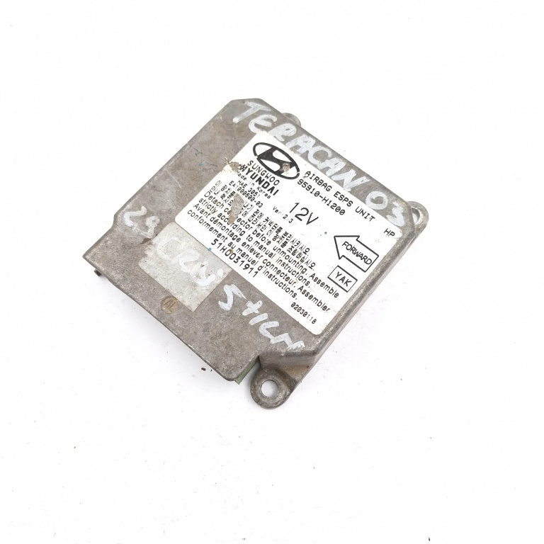 Centralina Airbag Hyundai TERRACAN (HP) 2001 - 2007 95910H1200, EA100060003, 51H0031911, 02030118, HAE3051