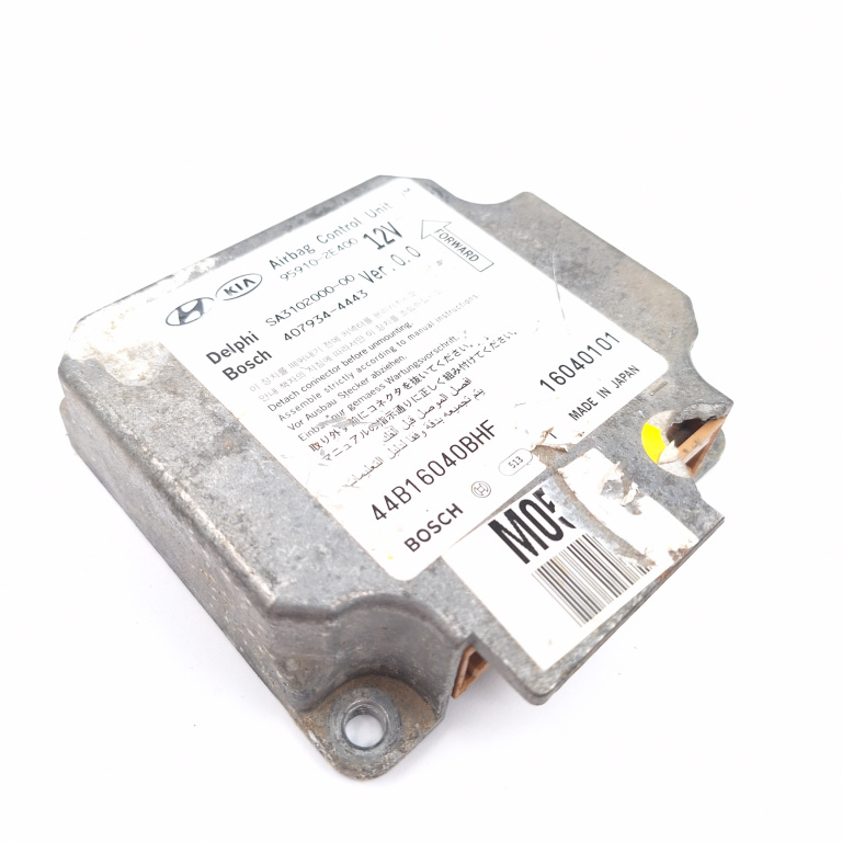 Centralina Airbag Hyundai TUCSON (JM) 2004 - 2010 959102E400, 95910-2E400, SA310200000, SA3102000-00, 4079344443, 407934-4443, 44B16040BHF, 16040101