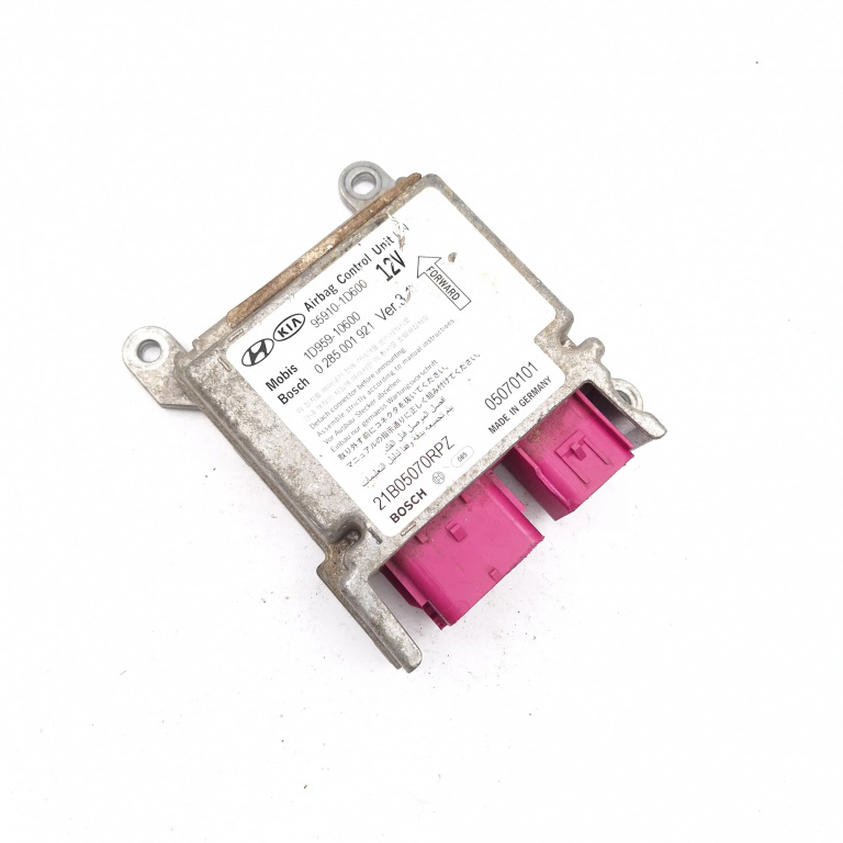 Centralina Airbag Kia CARENS 3 (UN) 2006 - 2013 959101D600, 1D95910600, 0285001921, 21B05070RPZ, 05070101