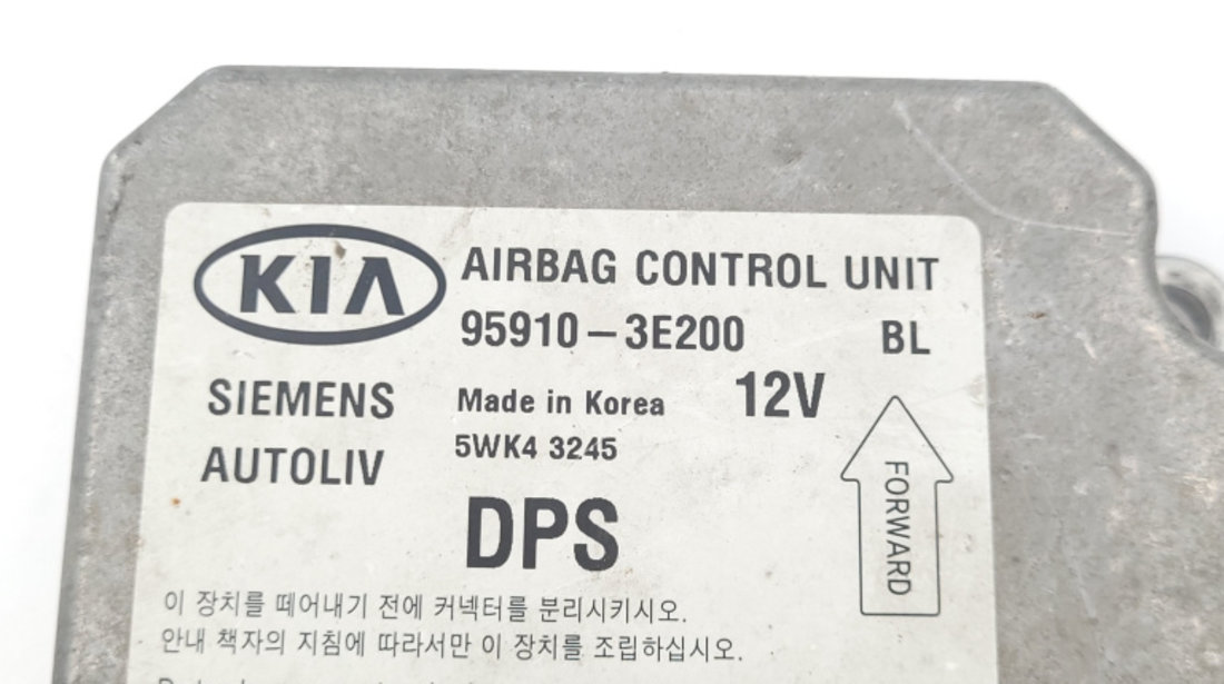Centralina Airbag Kia SORENTO 1 (JC) 2002 - Prezent 95910-3E200, 959103E200, 5WK4 3245, 5WK43245, 95910-3E200BL, 95910-3E200 BL