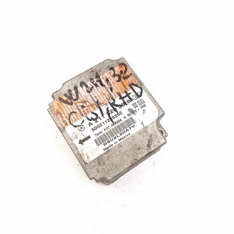 Centralina Airbag Mercedes-Benz E-CLASS (W211) 2002 - 2009 A2118203385, 50021120252, D6V2L20A7V