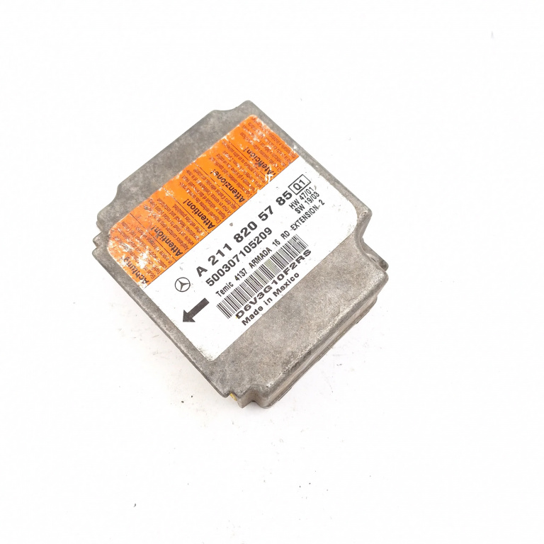 Centralina Airbag Mercedes-Benz E-CLASS (W211) 2002 - 2009 A2118205785, 500307105209, D6V3G10F2RS