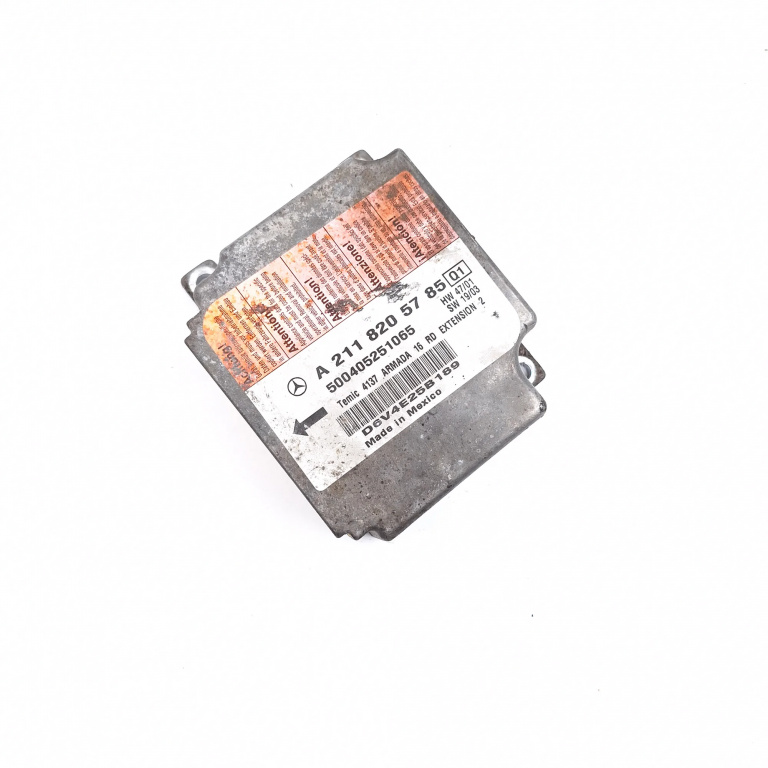Centralina Airbag Mercedes-Benz E-Class (W211) 2002-2009 E 320 Cdi (211.026) Om 648.961 Motorina A2118205785, 500405251065, D6V4E25B189 Temic