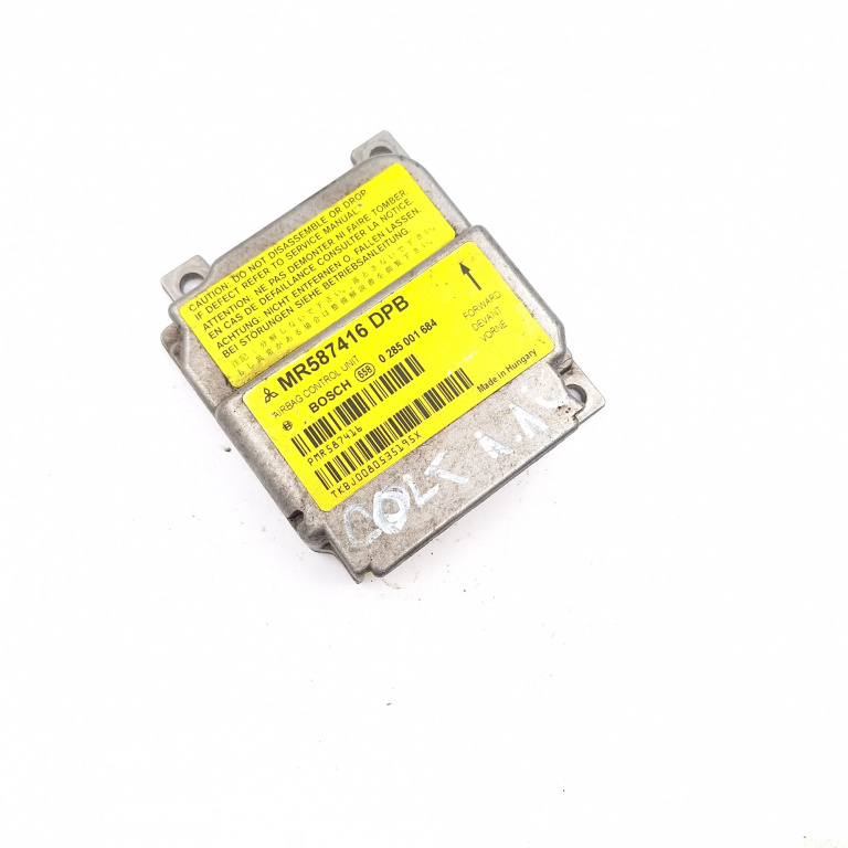 Centralina Airbag Mitsubishi COLT 6 (Z3A, Z2A) 2002 - 2012 MR587416, 0285001684, PMR587416, TKBJ0080535195X, KBJ013424A