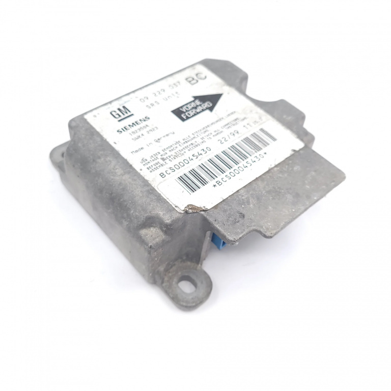 Centralina Airbag Opel ASTRA G 1998 - 2009 09229037, 1923594, 5WK42923, 09229037BC, BCS00045430