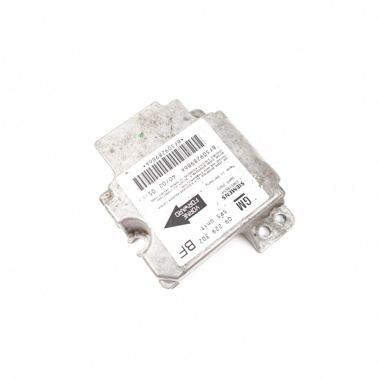 Centralina Airbag Opel Astra G 1998-2009 09229302, 330518650, 5Wk42925, 09229302Bf, Bfs0928986A Siemens