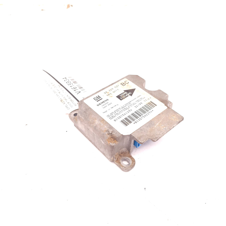 Centralina Airbag Opel Astra G 1998-2009 1.6 16V X 16 Xel Benzina 09229037, 09229037Bc, 1923594, 5Wk42923, Bcs0154229V Siemens